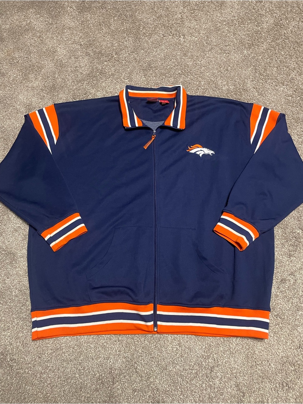 NFL Denver Broncos Track Jacket Men’s Size 4XL